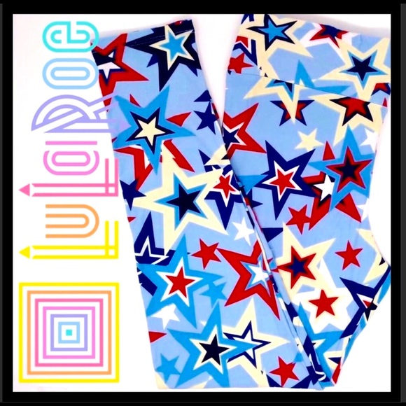 LuLaRoe Pants - LuLaRoe 2017 Americana Collection 
Leggings RARE